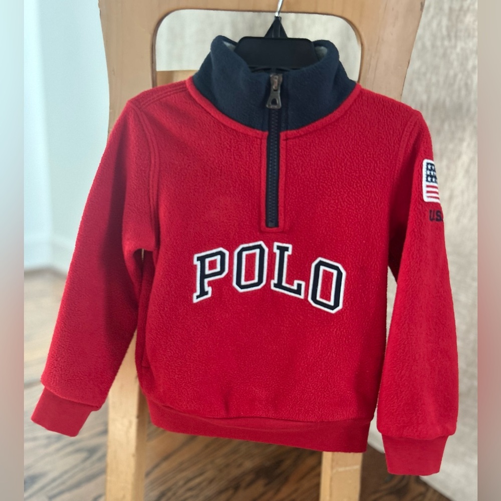 Polo Ralph Lauren Zip Fleece Pullover - Boys 3 T